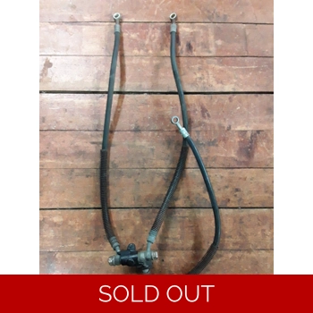 1981-83 Suzuki GS650 Front Brake Lines and Joint 59240-34200 59491-45000 59480-34200